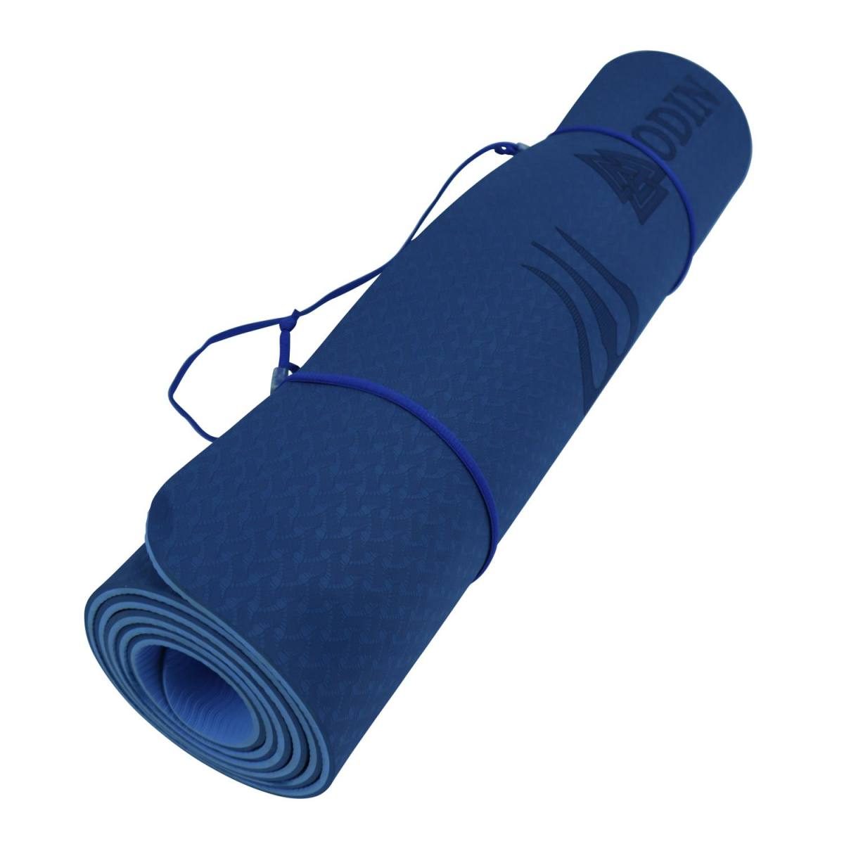 Odin Dual Blue TPE Yogamåtte 0,6cm – Yogamåtter & Tilbehør, billede 3 hos ActiveNordic