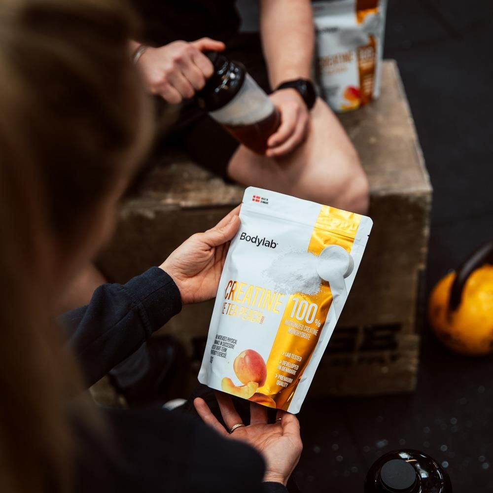 BodyLab Kreatinpulver - Ice Tea Peach (300g) – Kreatin & Aminosyrer, billede 2 hos ActiveNordic