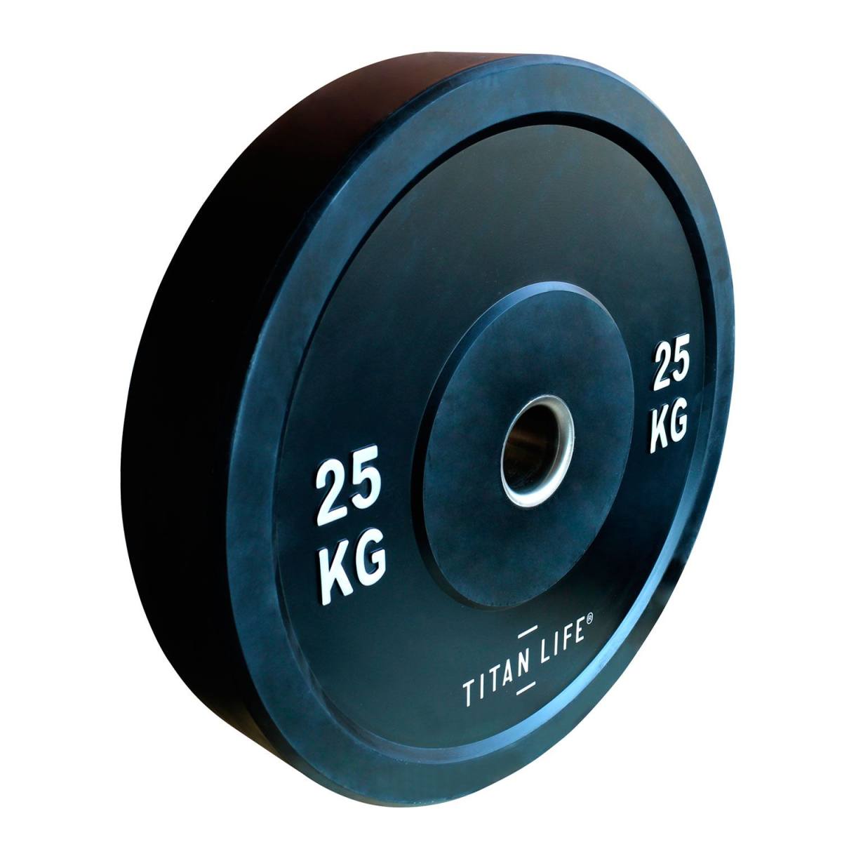 Titan Life Rubber Bumper Plate 25kg Vægtskive – Vægtskiver, billede 2 hos ActiveNordic