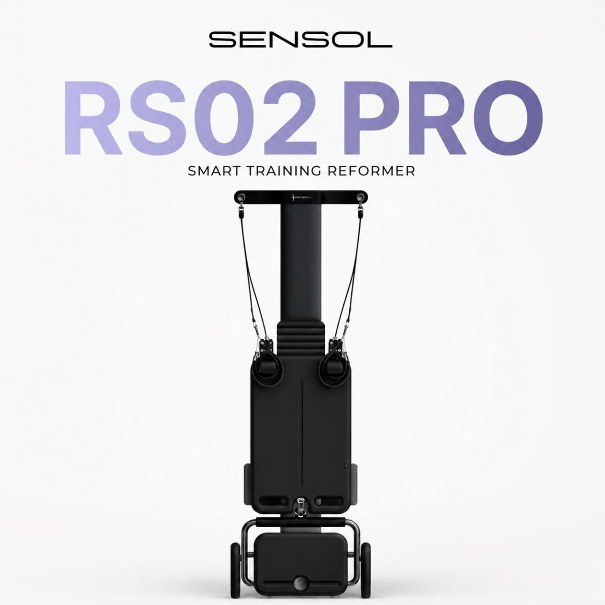 Sensol Smart Pilates Reformer RS2 Pro Midnight Black hos ActiveNordic