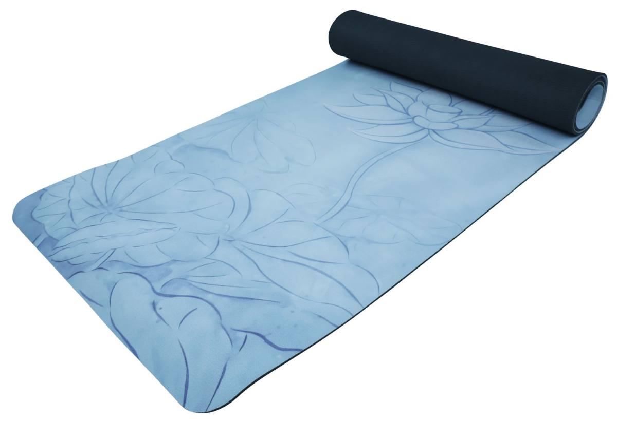 Odin Bohemian Blue Lotus Yogamåtte 0,8cm – Yogamåtter & Tilbehør, billede 5 hos ActiveNordic