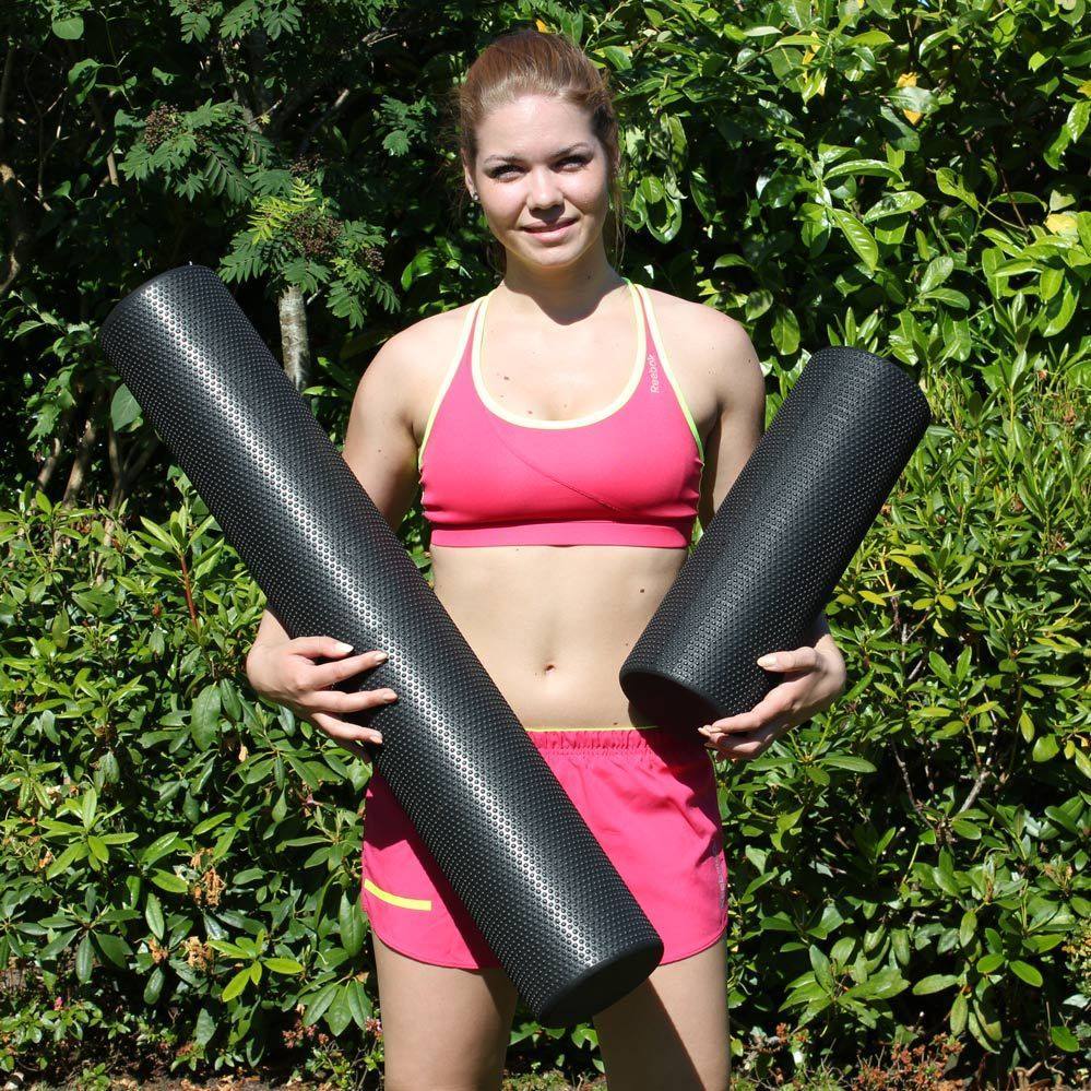 Odin Foam Roller Nubret Medium Hård 45cm Sort, billede 13 hos ActiveNordic