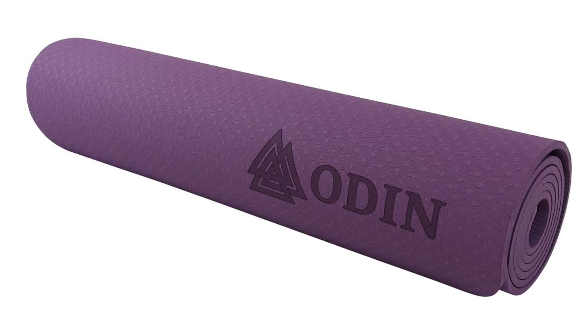 Odin TPE Yogamåtte 0,6cm Lilla – Yogamåtter & Tilbehør, billede 2 hos ActiveNordic
