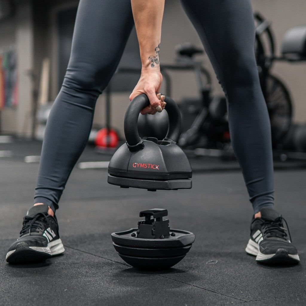 Gymstick Quick-Lock Justerbar Kettlebell 13,5kg, billede 10 hos ActiveNordic