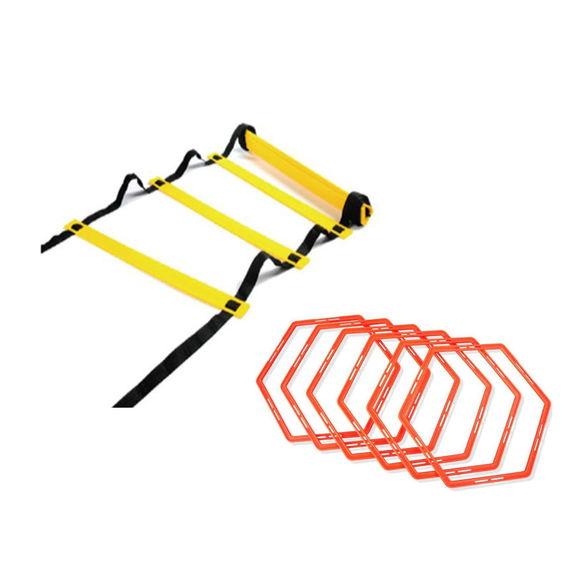 Odin Agility Stige & Hex Agility Koordinationsringe 6 stk – Håndbold hos ActiveNordic