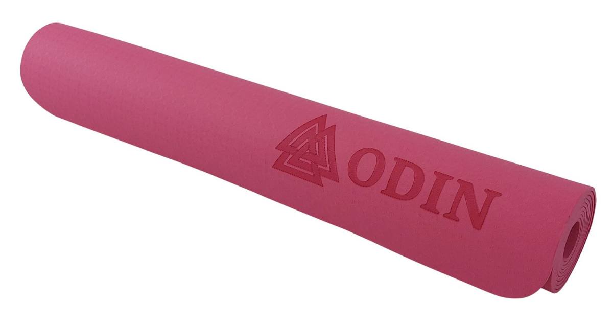 Odin TPE Yogamåtte 0,3cm Pink – Yogamåtter & Tilbehør, billede 3 hos ActiveNordic
