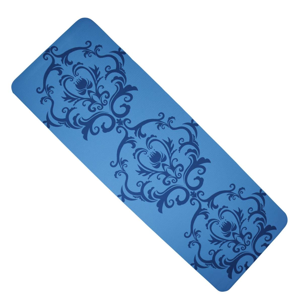 Odin Bohemian Yogamåtte 0,6cm Blå – Yogamåtter & Tilbehør, billede 4 hos ActiveNordic