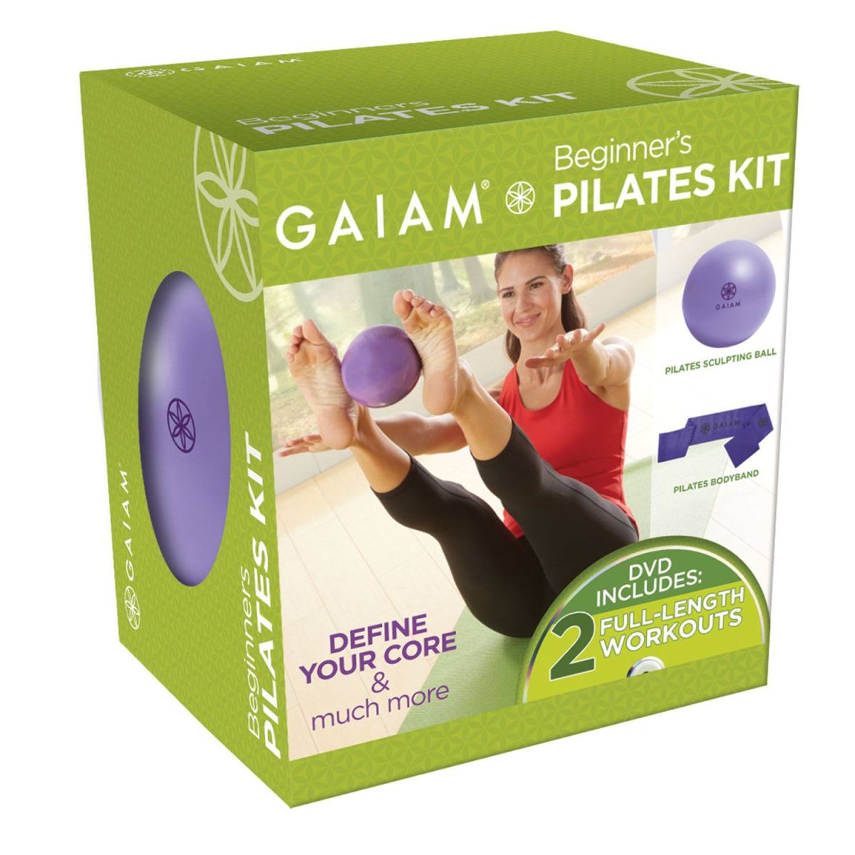 Gaiam Begynder Pilates Sæt m. DVD – Træningselastik, billede 7 hos ActiveNordic