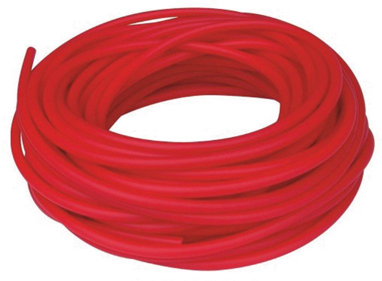 Aserve Latexfri Tubing Træningselastik Medium Rød 30m hos ActiveNordic