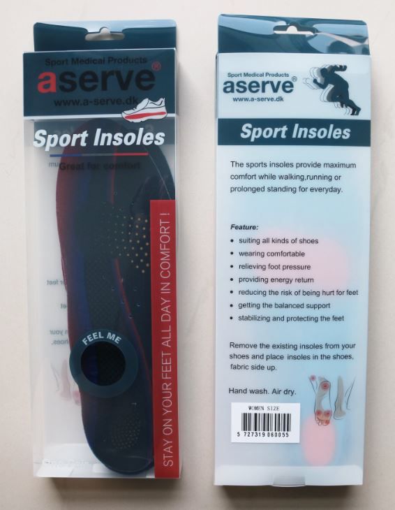 Aserve Gel Hælsål Trim to Fit (1 par) 40/48 – Fodpleje & Indlægssåler, billede 2 hos ActiveNordic
