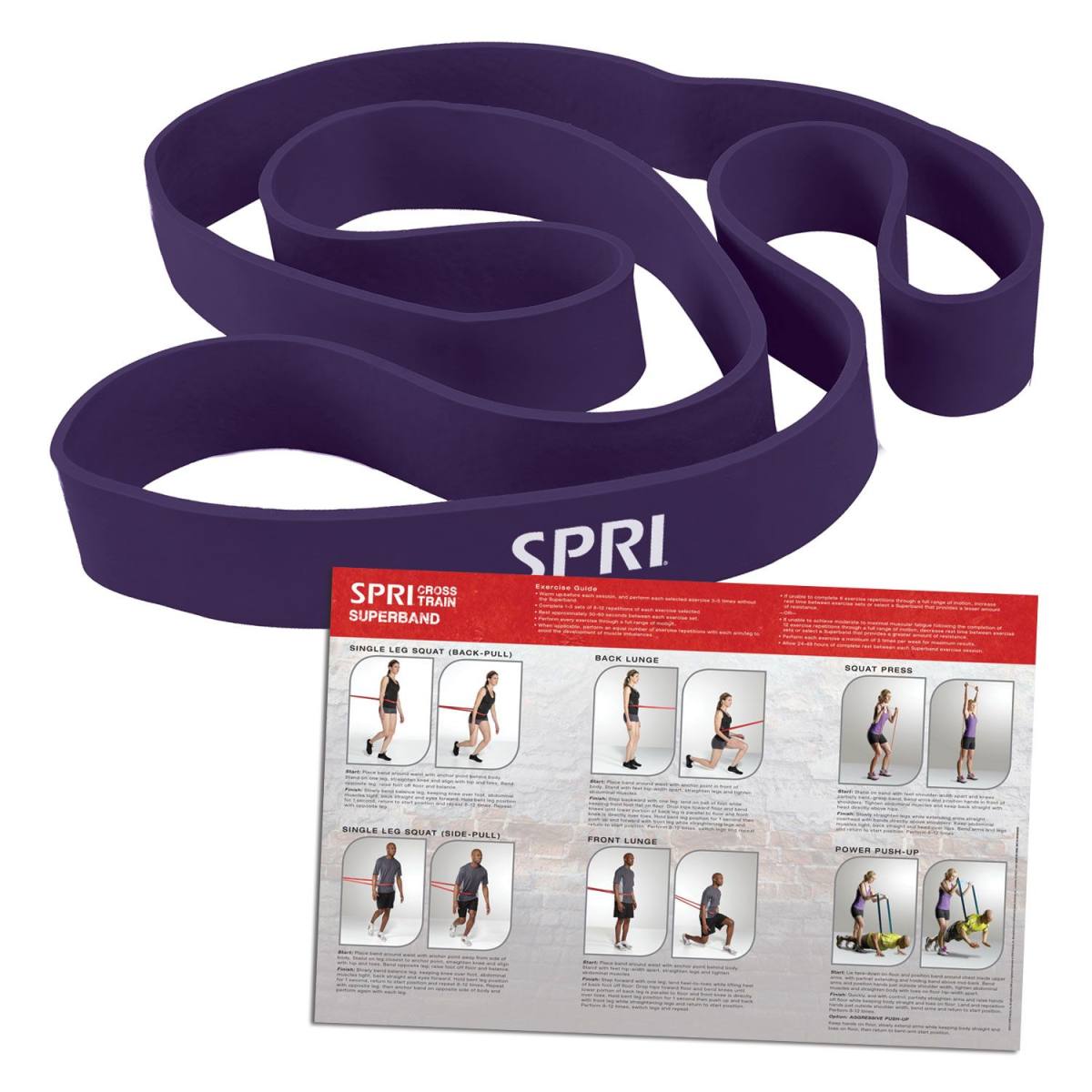 SPRI Superband Crossfit StrengthBand Træningselastik Ultra Heavy, billede 6 hos ActiveNordic