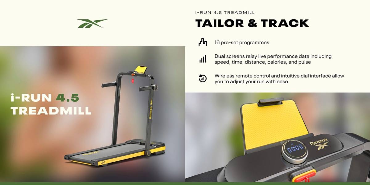 Reebok i-Run 4.5 Løbebånd – Kontor fitness, billede 17 hos ActiveNordic
