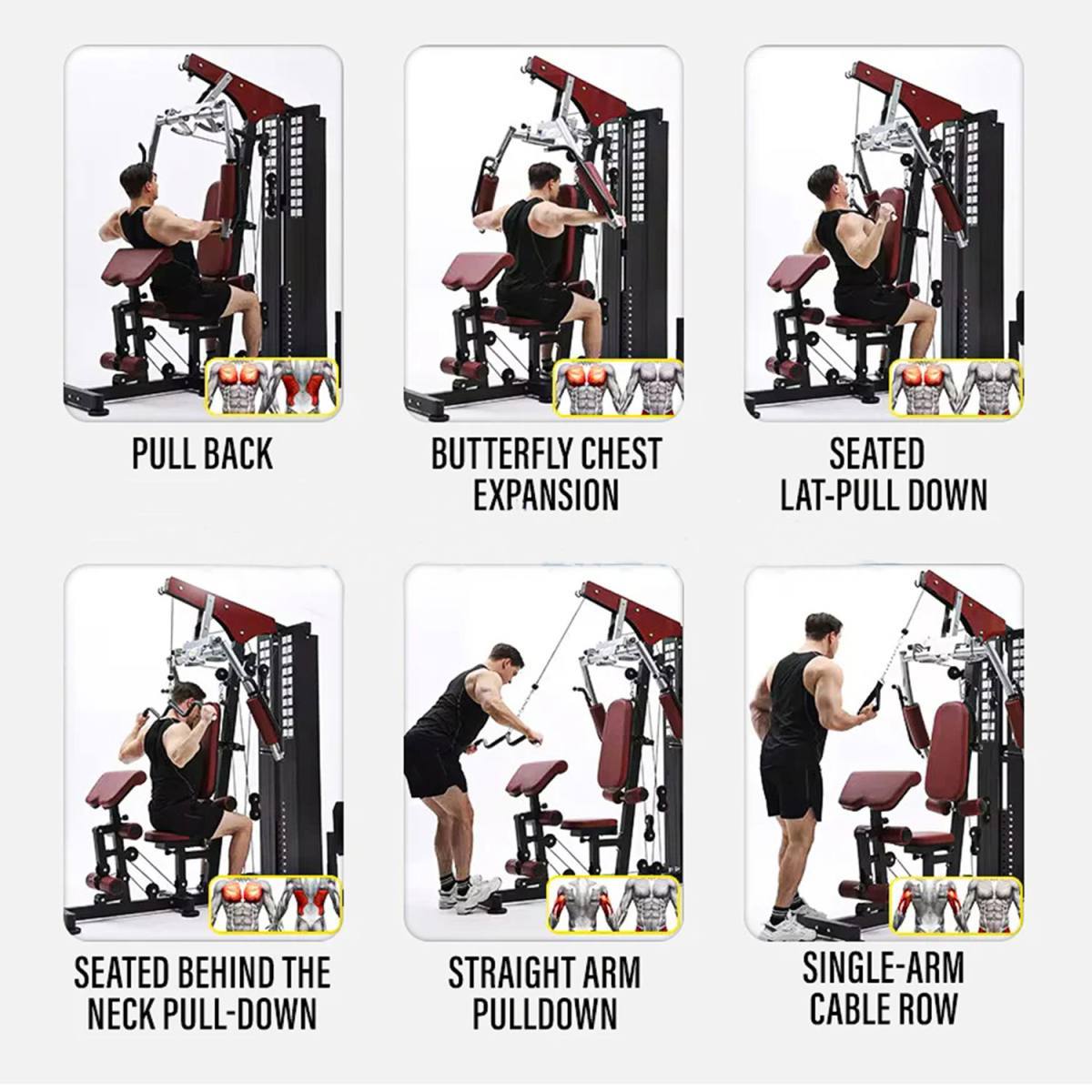 Odin Ragnarok Home Gym Multistation 100kg – billede 7