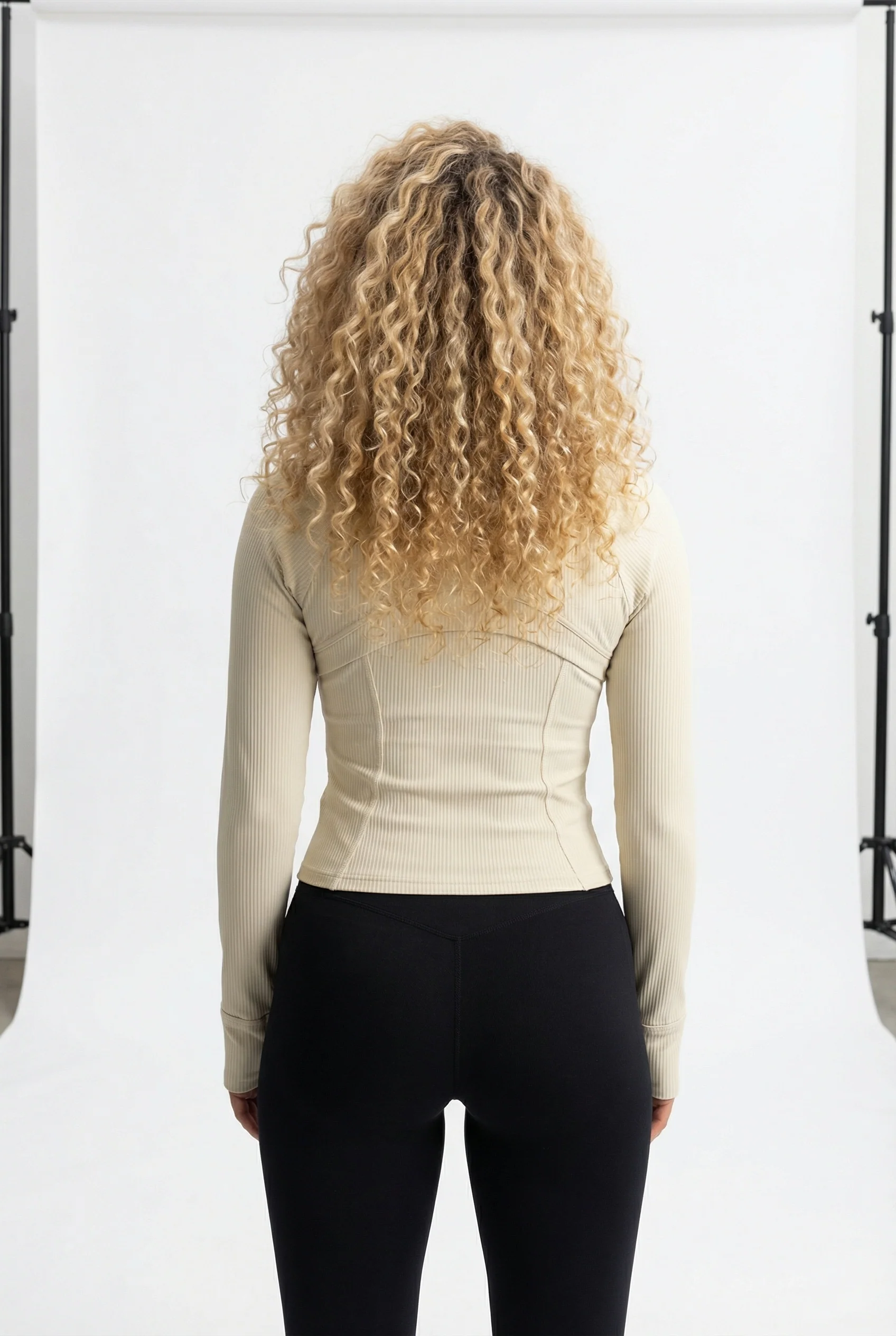FlexiZip Sportsjakke - Creme – Flexzip, billede 2 hos ActiveNordic
