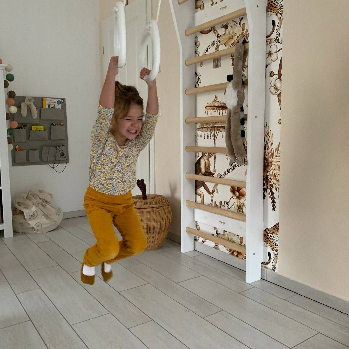 FitWood TAIMI MINI Wallbar Sort m. Birk Trin – Ribbe, billede 2 hos ActiveNordic