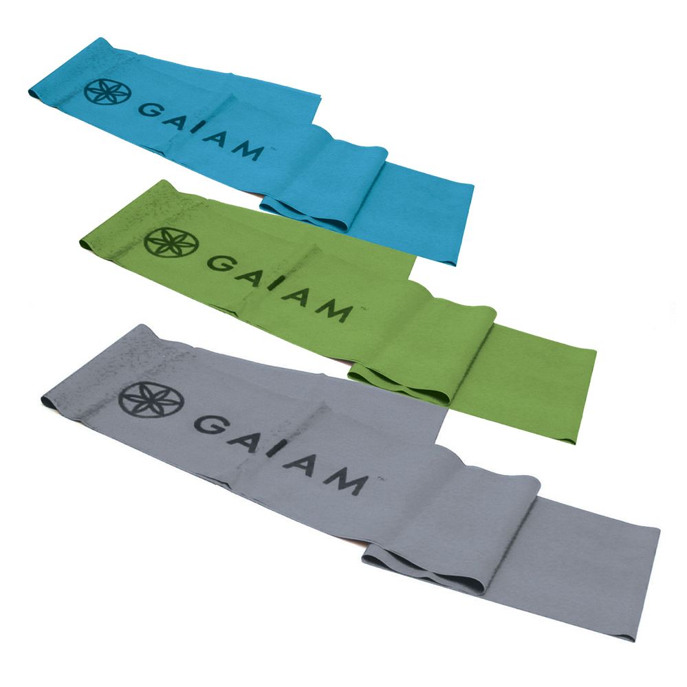 Gaiam Træningselastik Kit (3 stk), billede 4 hos ActiveNordic