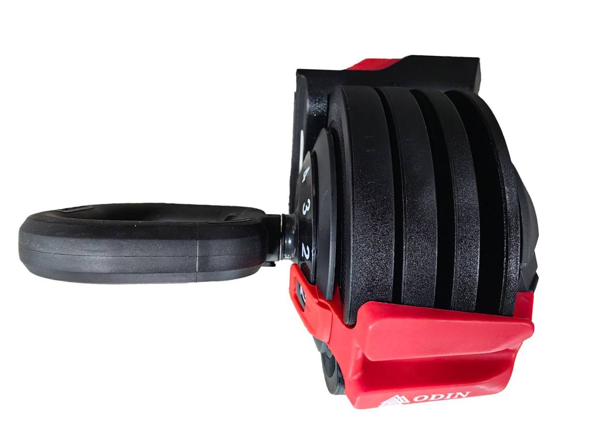Odin Justerbar Kettlebell 12kg (12 Kettlebells i én), billede 3 hos ActiveNordic