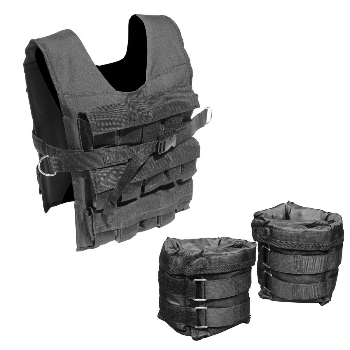 Odin Pakketilbud Justerbar Vægtvest 30kg + Justerbare Ankelvægte 0 - 3kg hos ActiveNordic