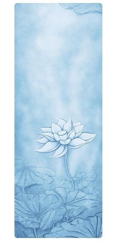Odin Bohemian Blue Lotus Yogamåtte 0,8cm – Yogamåtter & Tilbehør hos ActiveNordic