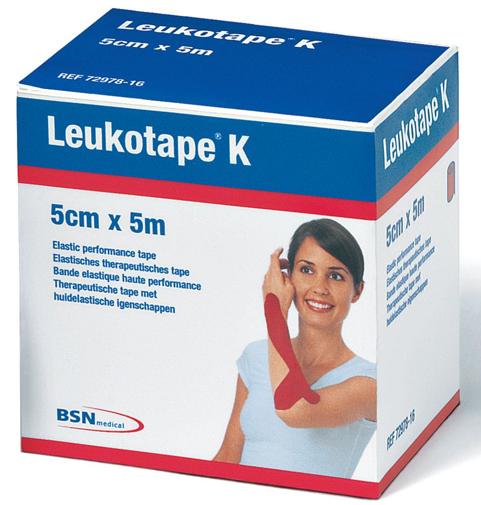 BSN Kinesiologi Tape (5cm x 5m) Rød – Bandage, billede 2 hos ActiveNordic