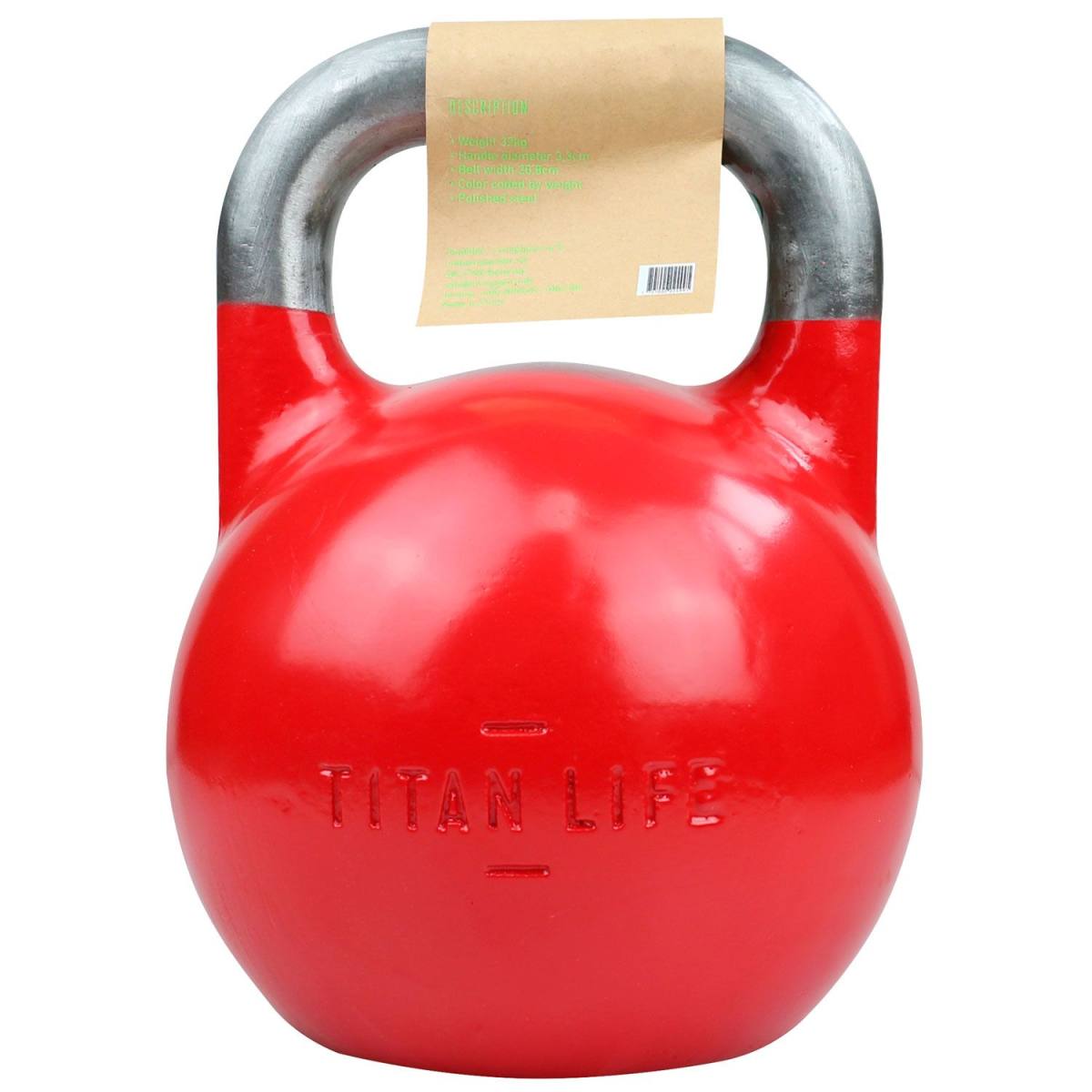 Titan Life Gym 32kg Kettlebell Steel Competition, billede 4 hos ActiveNordic