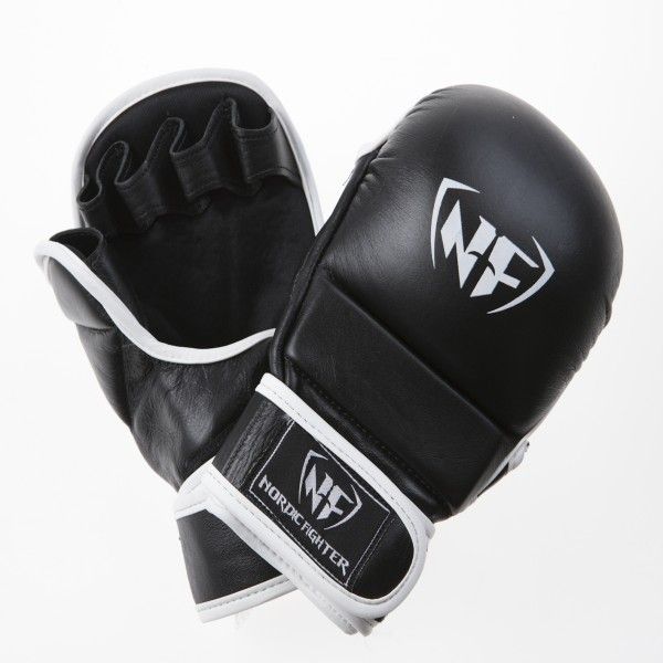 Nordic Fighter MMA Handsker Shooto Gloves Pro Black Kunstlæder Large – Kampsport hos ActiveNordic