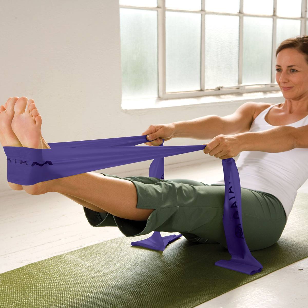 Gaiam Begynder Pilates Sæt m. DVD – Træningselastik, billede 4 hos ActiveNordic
