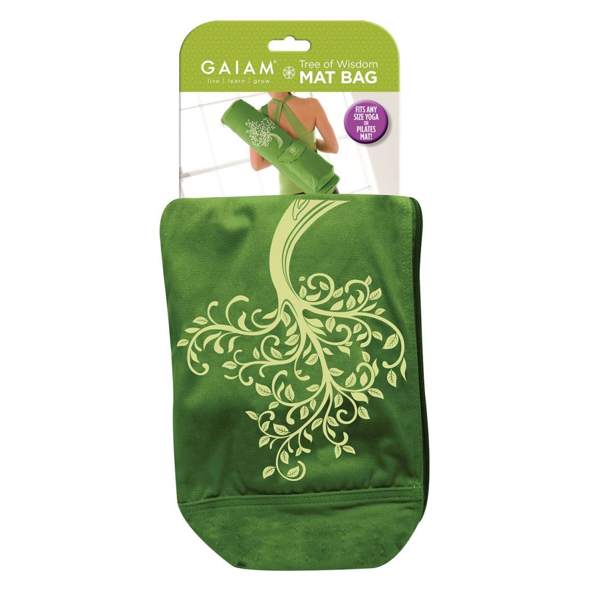 Gaiam Tree of Wisdom Yoga Taske – Yogamåtter & Tilbehør, billede 5 hos ActiveNordic