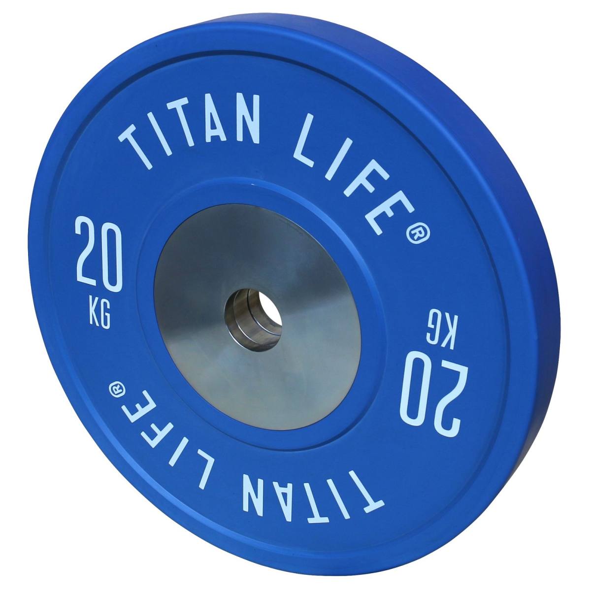TITAN LIFE Elite Bumperplates 20 kg, 1 stk. – Vægtskiver, billede 2 hos ActiveNordic