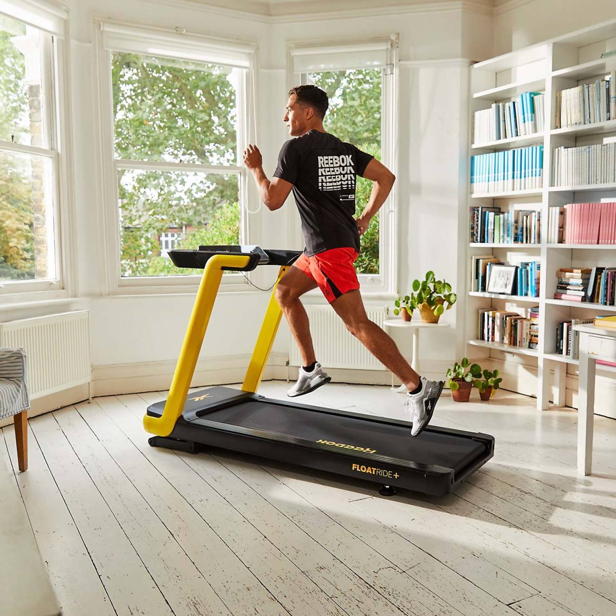 Reebok FR30z Floatride Løbebånd - Gul – billede 5