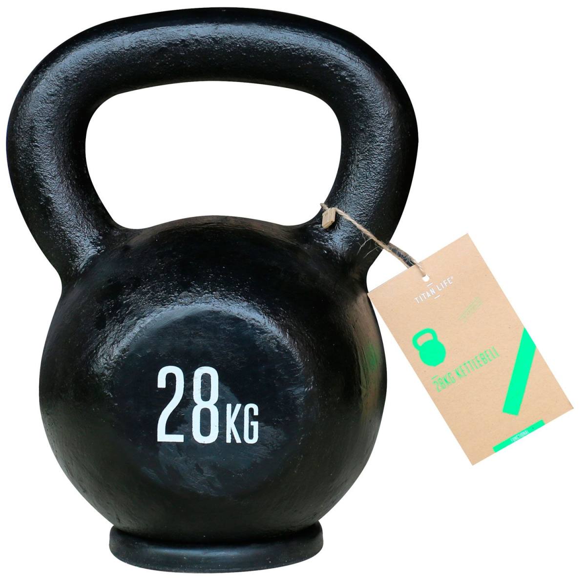 Titan Life Gym 28kg Kettlebell hos ActiveNordic