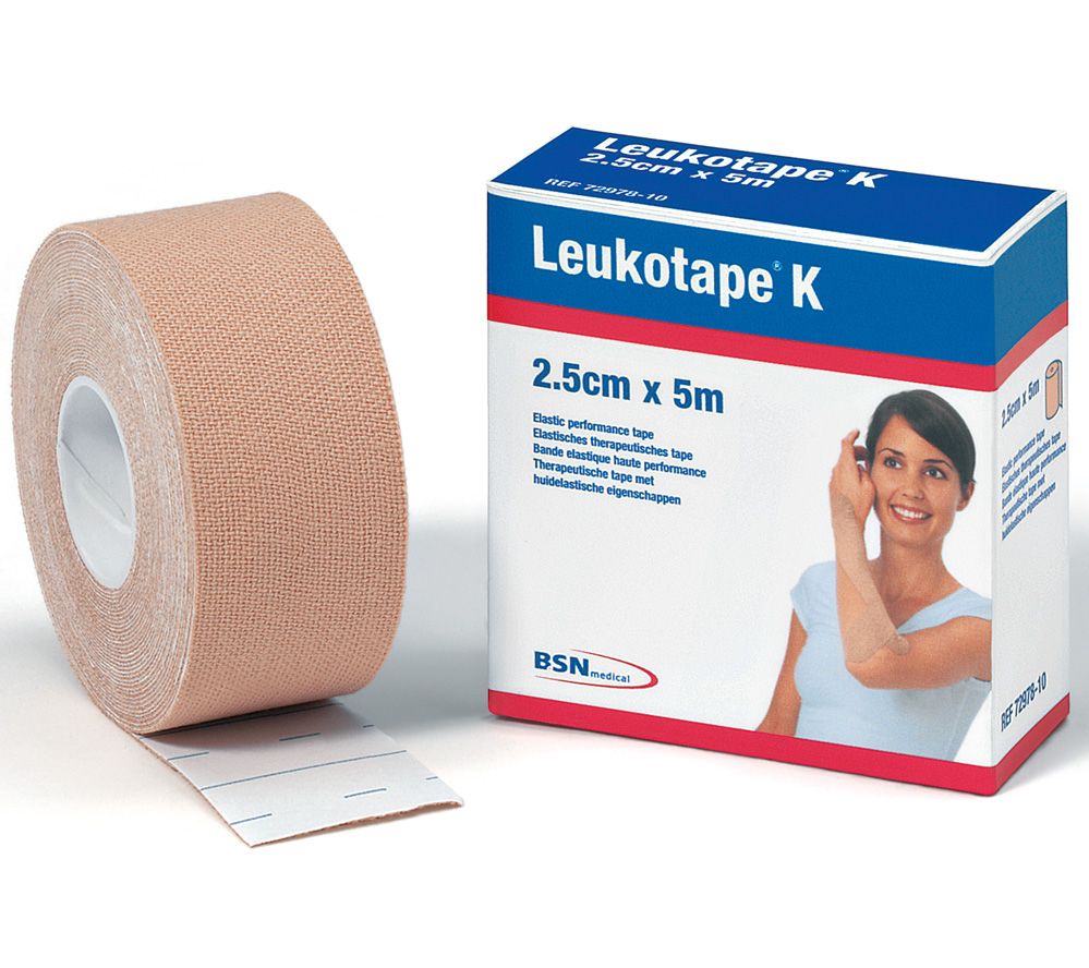 BSN Kinesiologi Tape (2,5cm x 5m) Hudfarvet – Bandage, billede 2 hos ActiveNordic