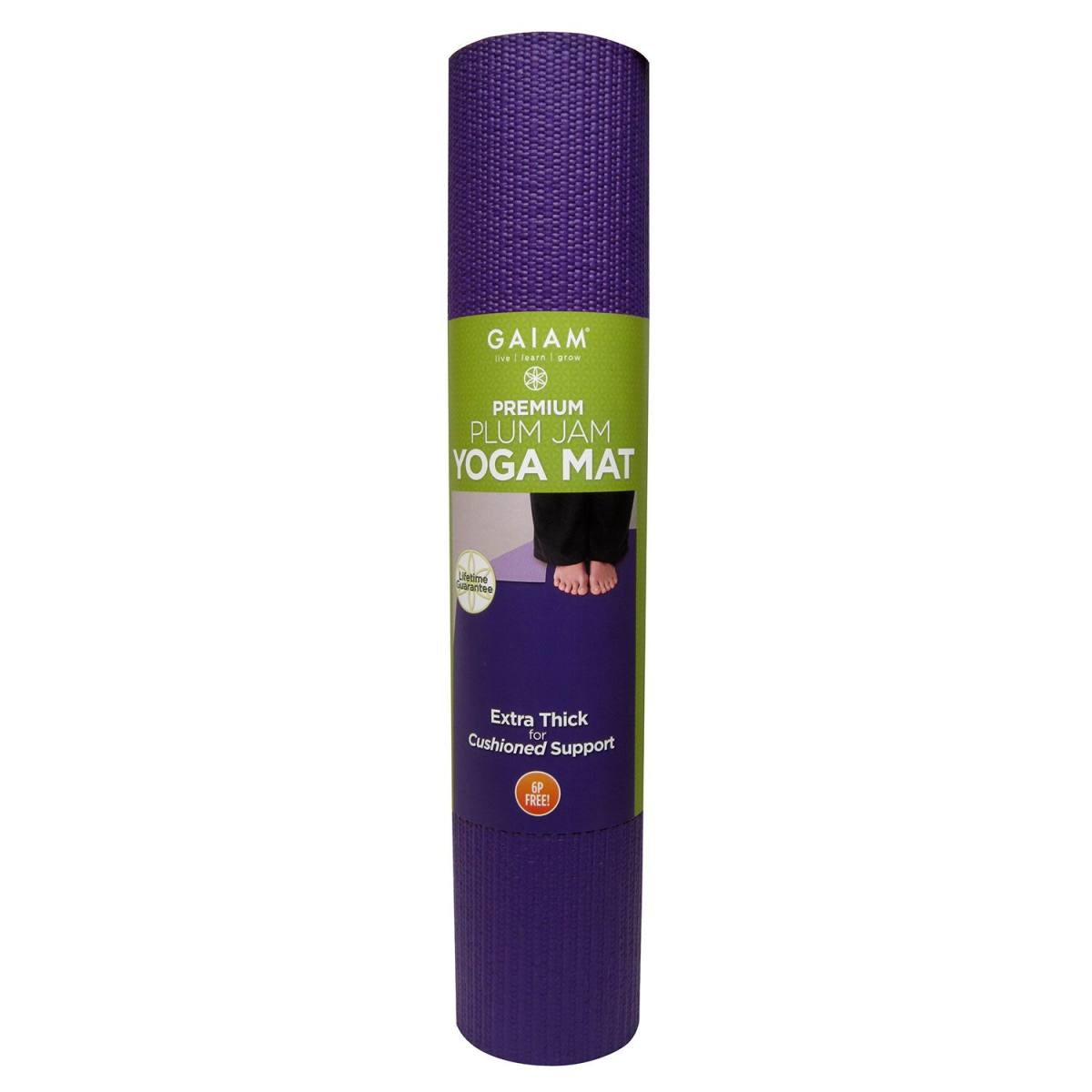 Gaiam Plum Jam Premium Yogamåtte 5mm – Yogamåtter & Tilbehør, billede 6 hos ActiveNordic