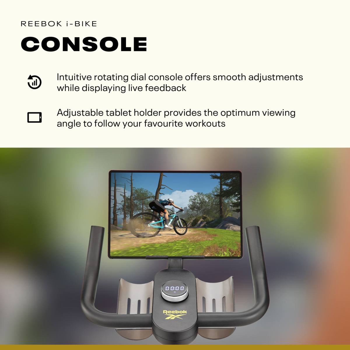 Reebok i-Bike Spinningcykel – Zwift & Kinomap Bike – billede 18