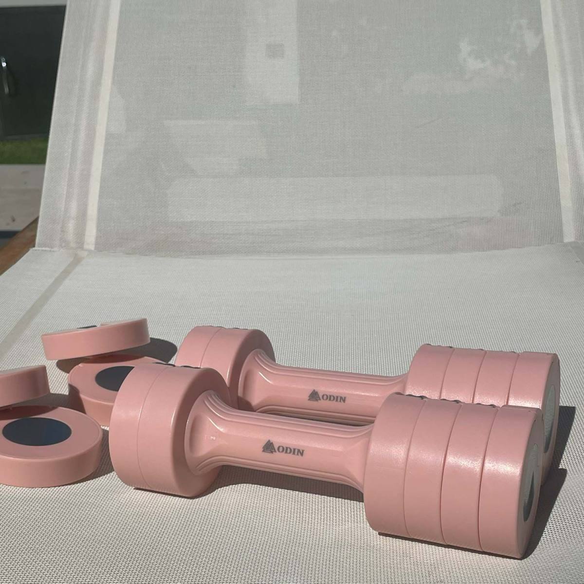 Odin Basic Justerbare Håndvægte (Sæt af 2x2,5kg) Pink, billede 6 hos ActiveNordic