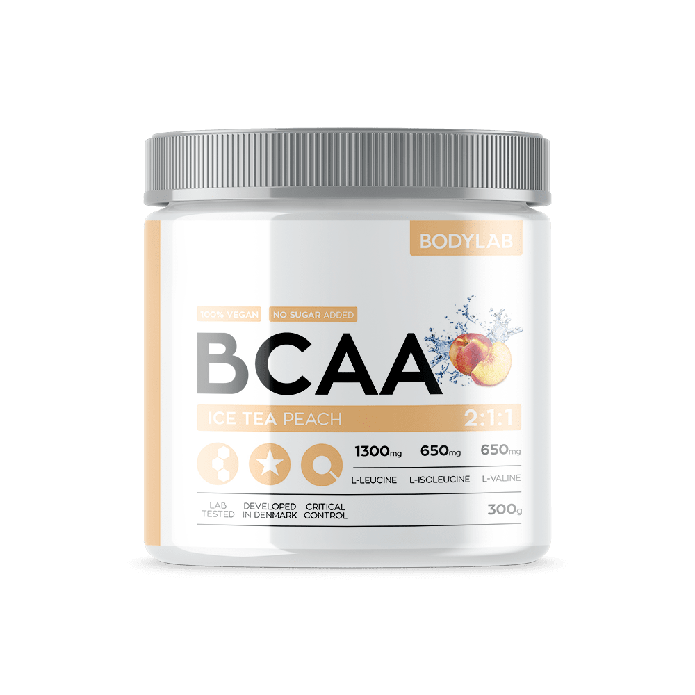 BodyLab BCAA Instant Ice Tea Peach (300g) – Kreatin & Aminosyrer hos ActiveNordic