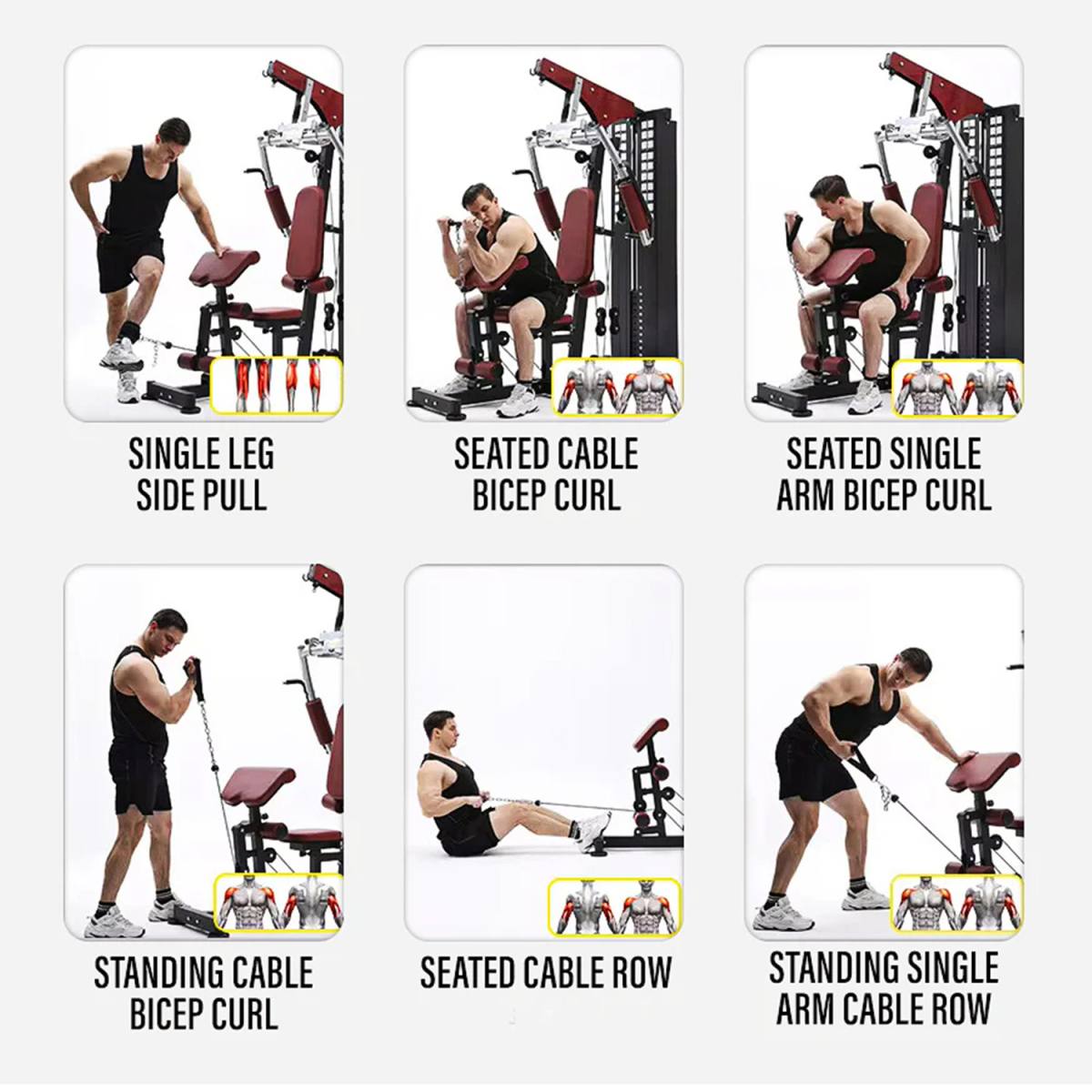Odin Ragnarok Home Gym Multistation 100kg – billede 9