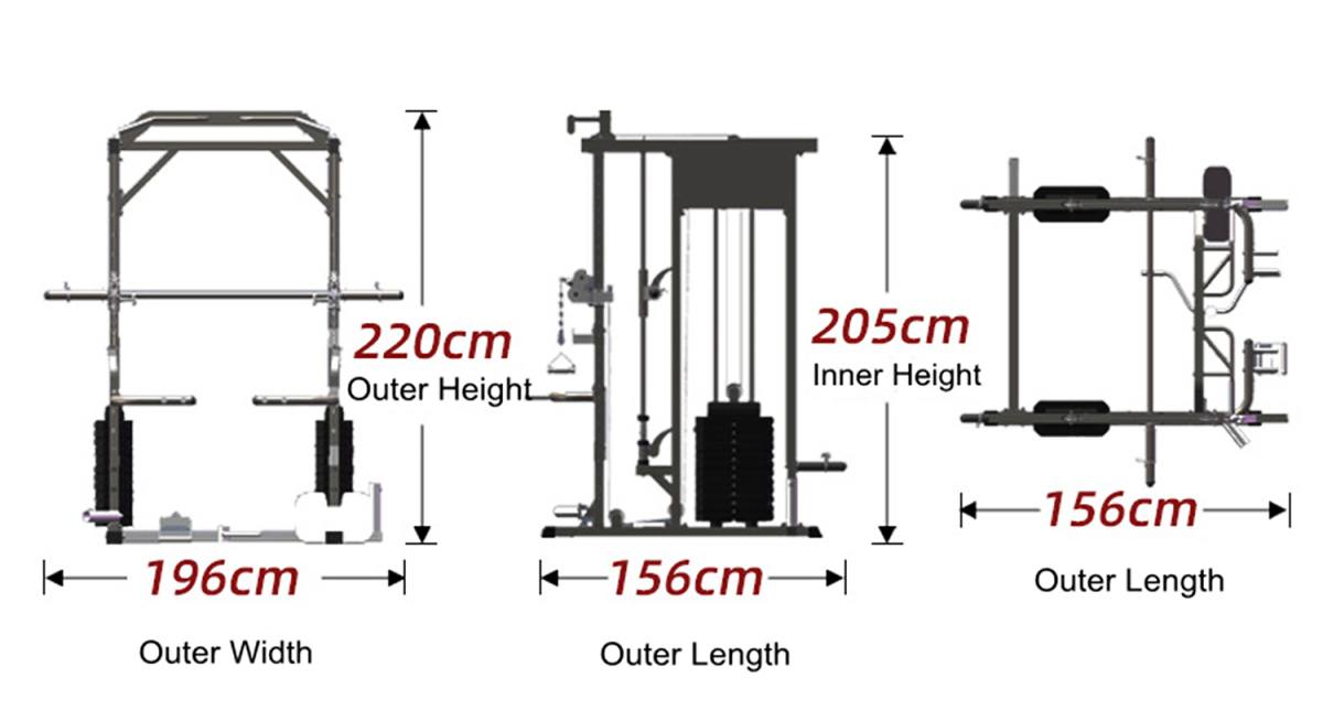 Odin Ragnarok Smith Rack Multistation 144kg – billede 4