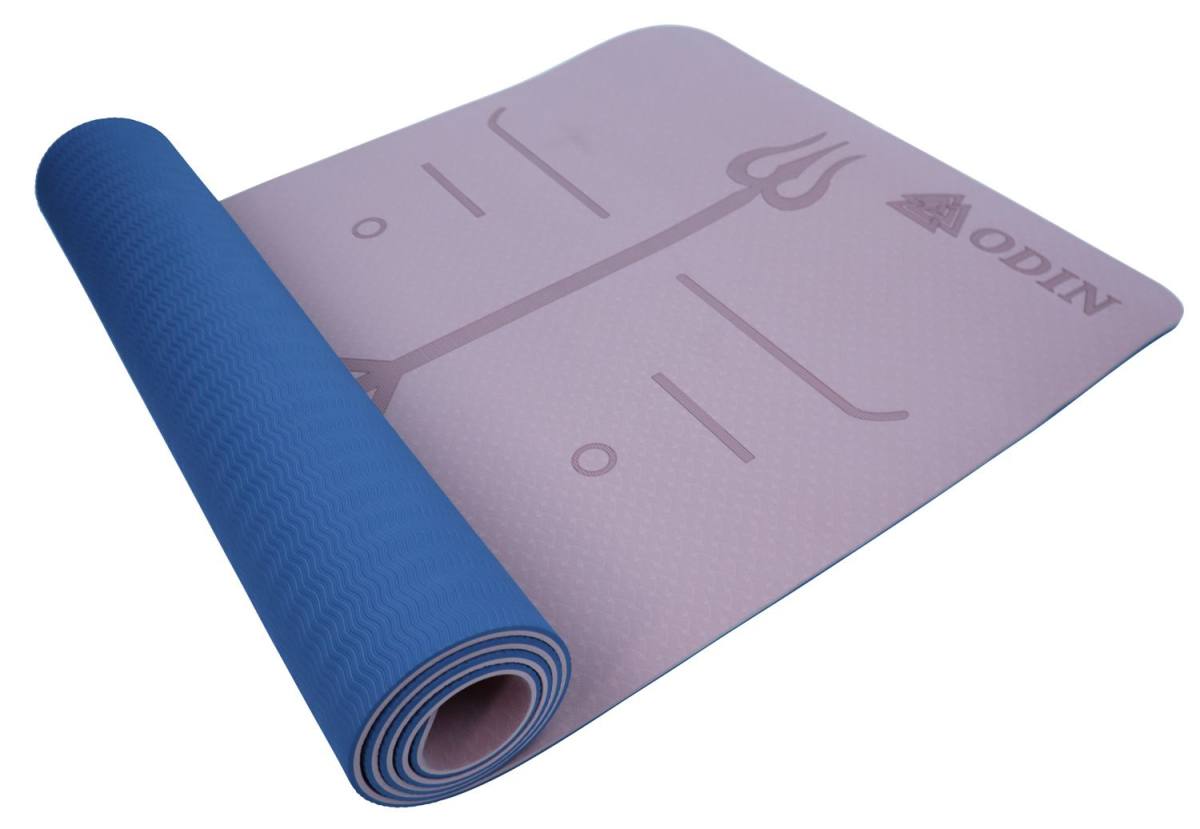 Odin Dual Pink/Blue TPE Yogamåtte 0,6cm – Yogamåtter & Tilbehør, billede 6 hos ActiveNordic