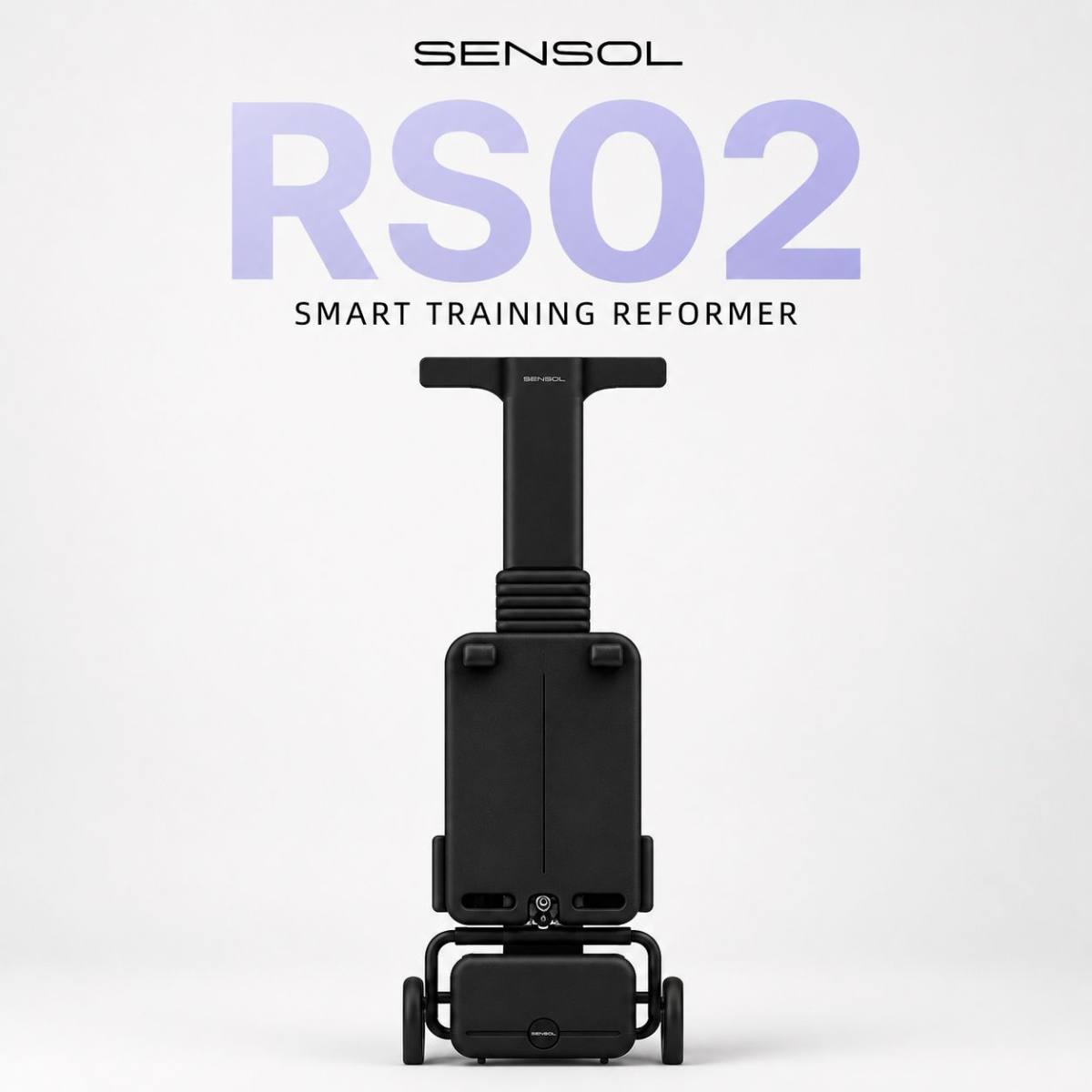 Sensol Smart Pilates Reformer RS2 Midnight Black hos ActiveNordic