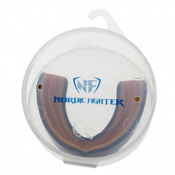 Nordic Fighter 2-Lags Tandbeskytter Sort/Orange – Kampsport, billede 2 hos ActiveNordic