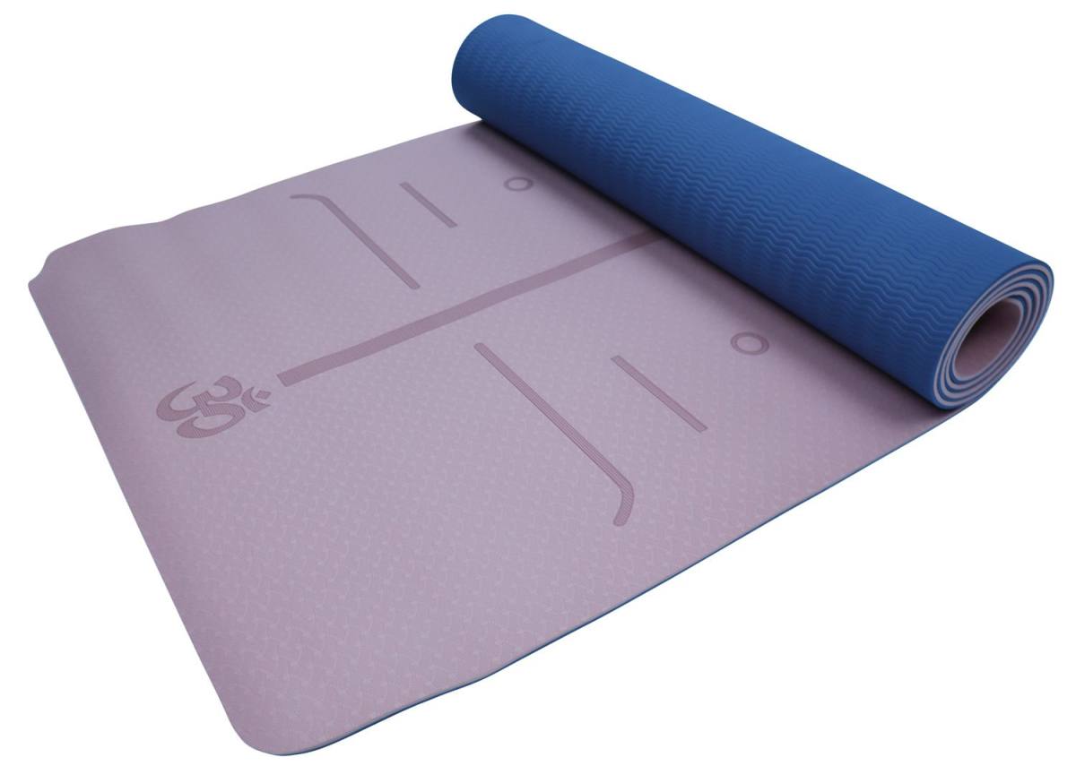 Odin Dual Pink/Blue TPE Yogamåtte 0,6cm – Yogamåtter & Tilbehør, billede 5 hos ActiveNordic