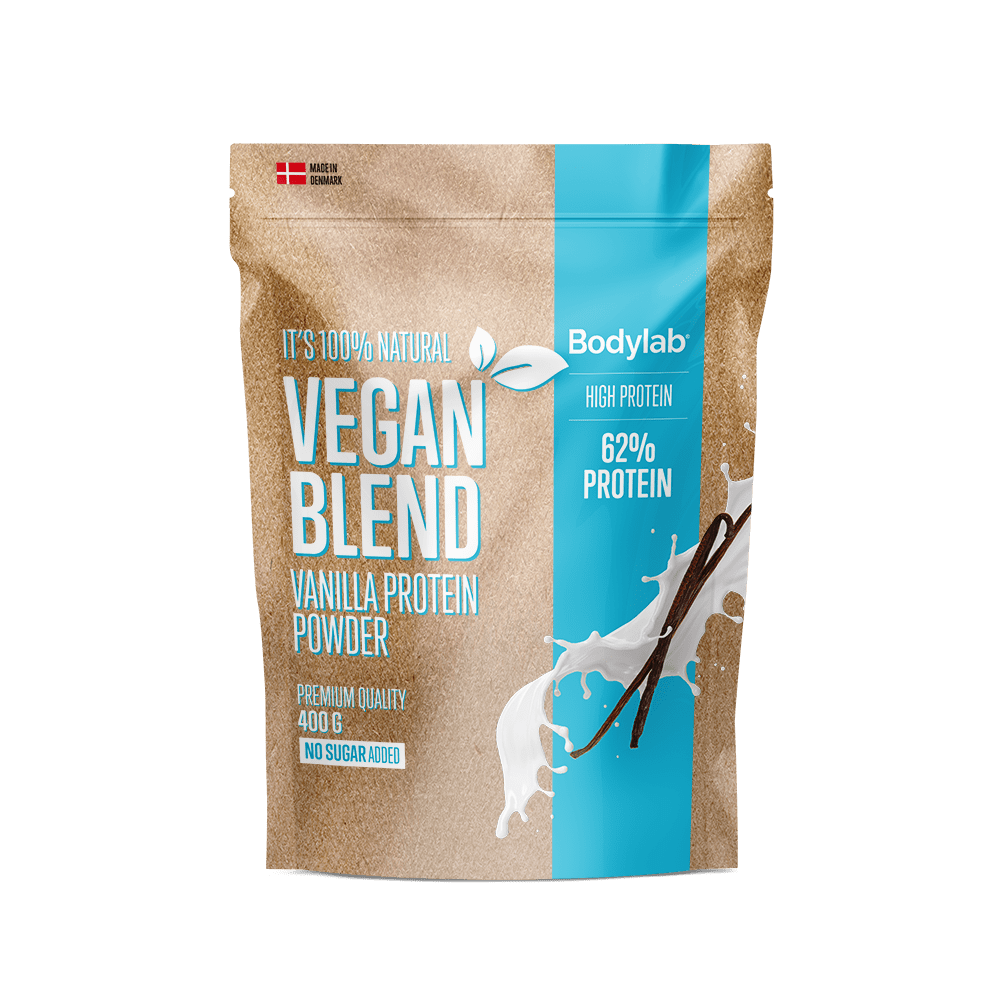 BodyLab Vegan Blend Proteinpulver Vanilje (400g) – Protein & shakes hos ActiveNordic