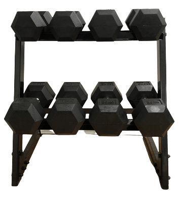 Odin 130kg Hex Set PAKKETILBUD (4 sæt håndvægte + rack), billede 3 hos ActiveNordic