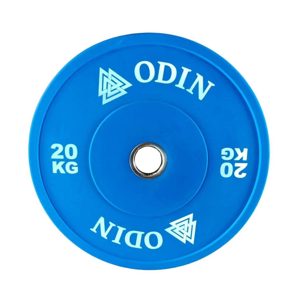 Odin Olympic Farvet Bumper Vægtskive 20kg (1 stk) – Vægtskiver hos ActiveNordic