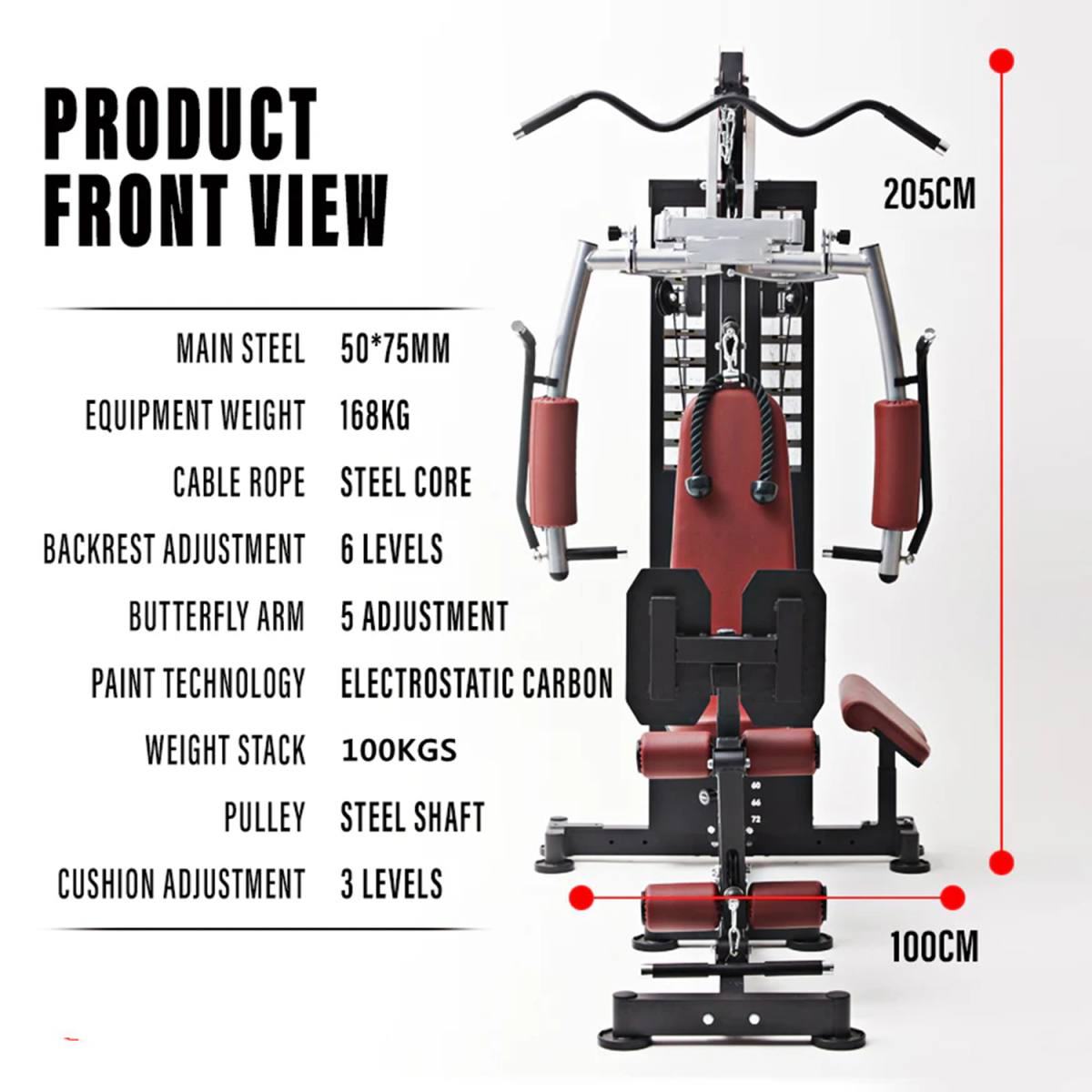 Odin Ragnarok Home Gym Multistation 100kg – billede 11