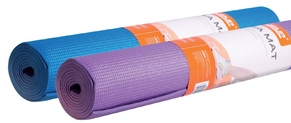 Aserve Yoga Træningsmåtte Blå – Yogamåtter & Tilbehør hos ActiveNordic