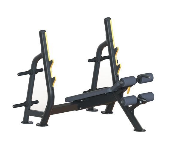 Odin PRO Olympic Decline Bench – Træningsbænk hos ActiveNordic