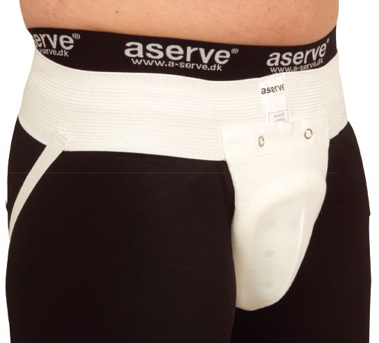 Aserve Skridtbeskytter (Inkl. Kop) Medium – Beskyttelse hos ActiveNordic