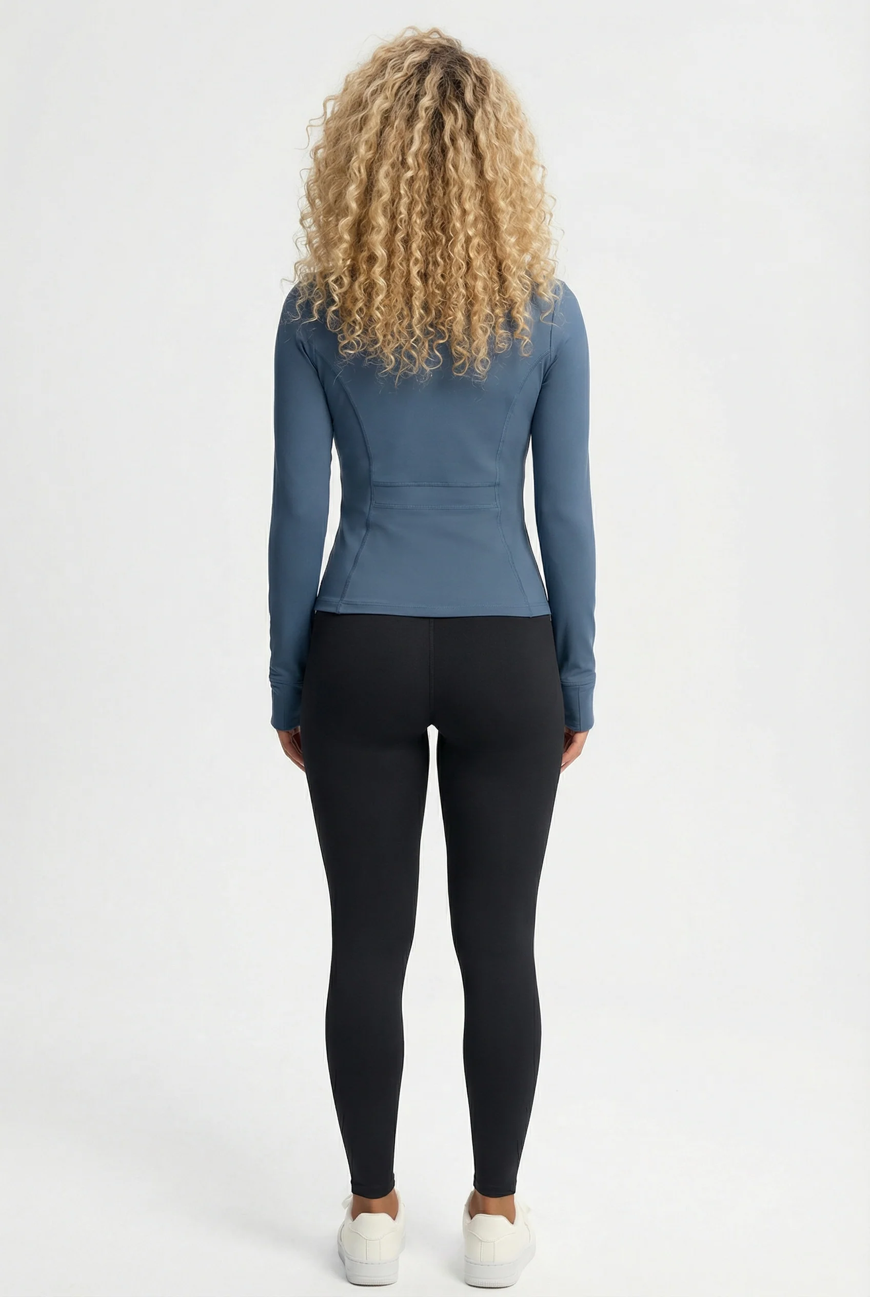 SculptFit Sportsjakke - Blå – Sculptfit Sportsjakker, billede 2 hos ActiveNordic